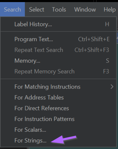 Ghidra Basics - Pivoting from String Cross References