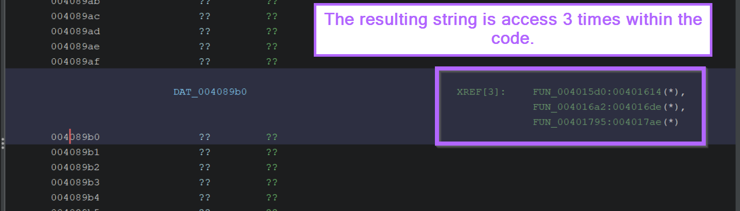 Ghidra Basics - Pivoting from String Cross References