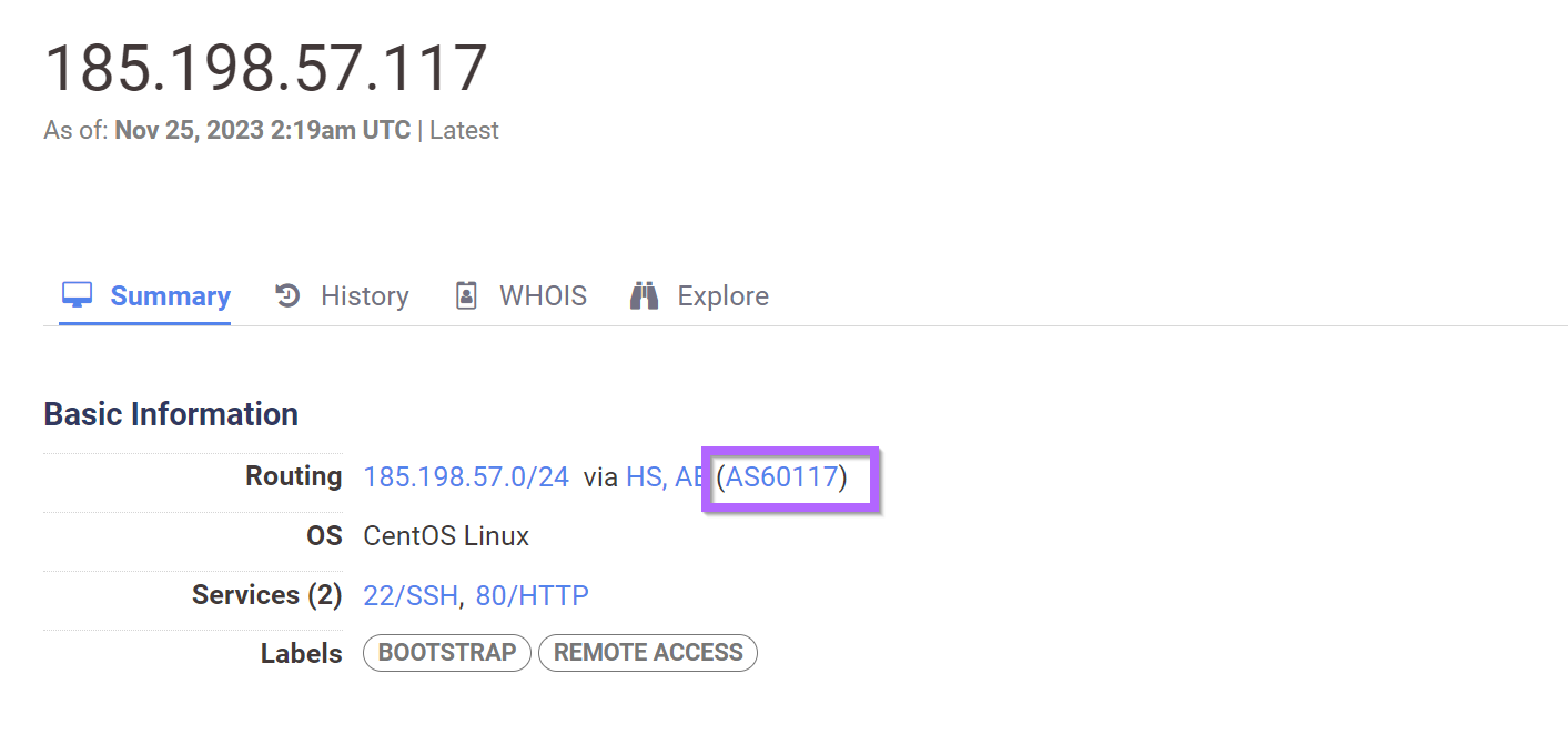 Identifying Suspected PrivateLoader Servers with Censys