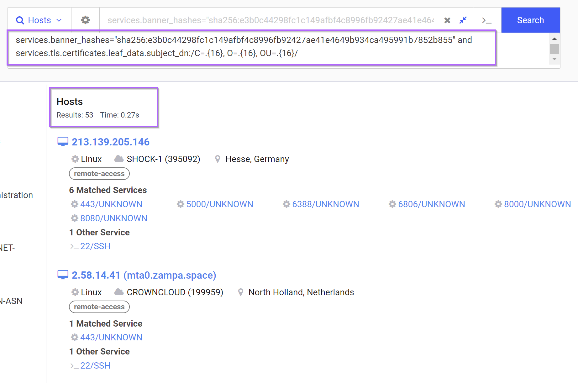 Building Advanced Threat Intel Queries Utilising Regex and TLS Certificates - (BianLian)