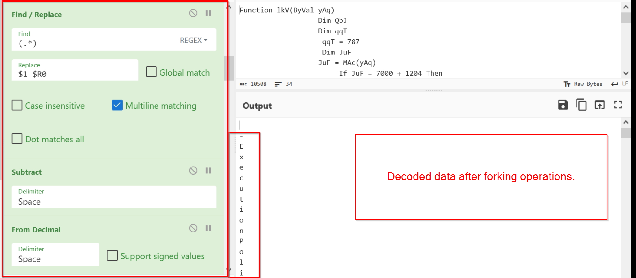 Advanced CyberChef Techniques for Configuration Extraction - Detailed Walkthrough and Examples