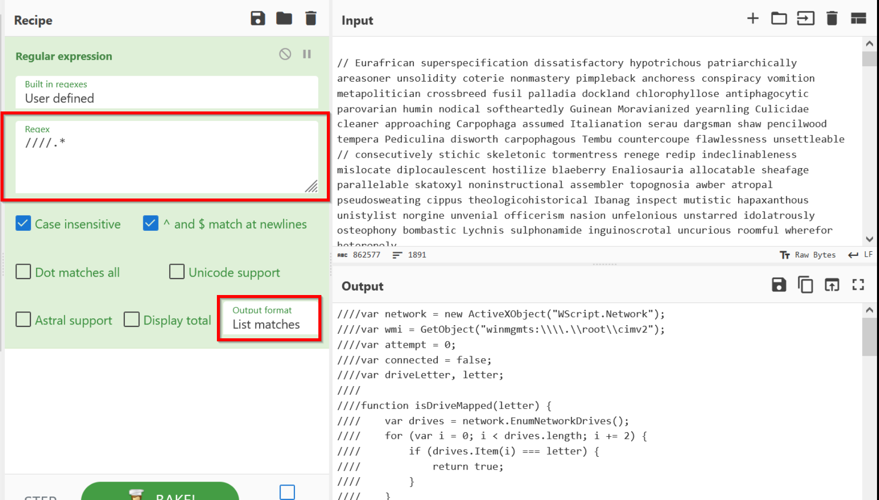 Latrodectus Deobfuscation - Removal of Junk Comments and Self-Referencing Code