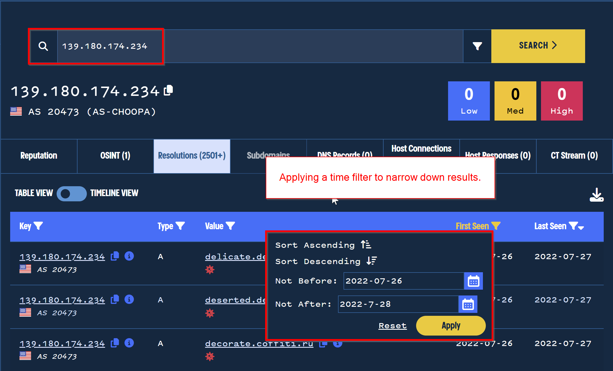 Passive DNS Pivoting -  Uncovering APT Infrastructure Through Historical Records and Subdomain Analysis